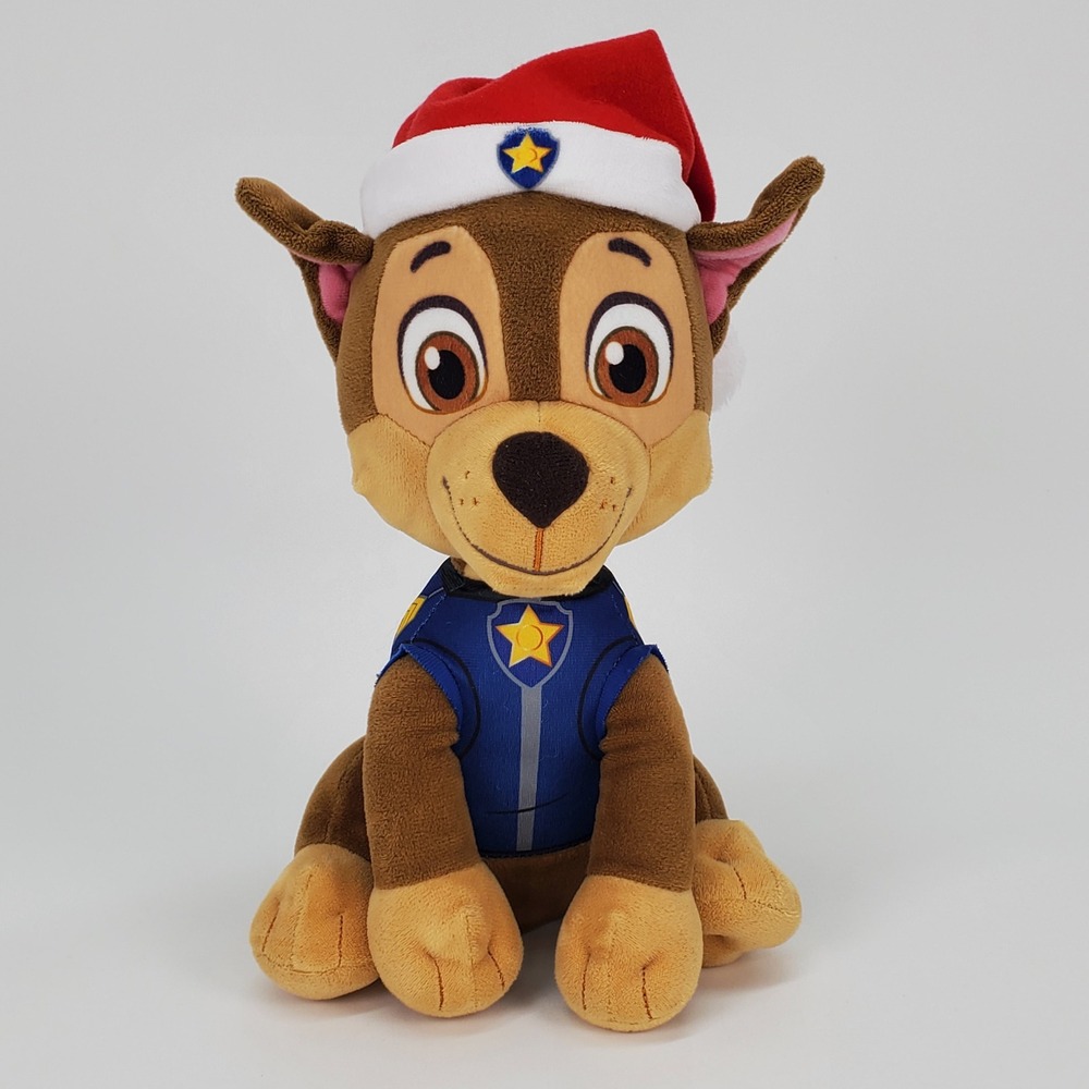 Paw Patrol Chase Holiday Plush Santa Hat Kohls Cares Nickelodeon 11 inch 2022